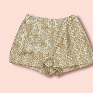 Mustard Seed Gold Glimmer Short Shorts